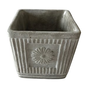 CACHEPOT DE CIMENTO 11,5CM X 11,5CMX 10,5CM