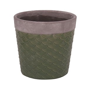 CACHEPOT DE CERAMICA 14CM X 13CM