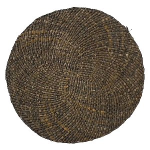 SOUSPLAT DE FIBRA NATURAL MARROM 38CM X 38CM X 0,2CM