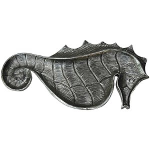 CAVALO MARINHA DE RESINA - 35X18 CM
