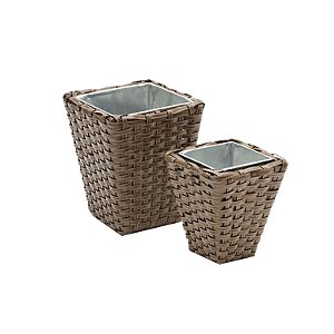 CONJUNTO DE VASOS DE FIBRA SINTETICA 2 PCS