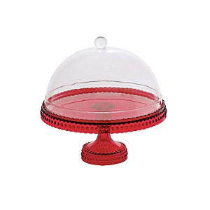 BOLEIRA DE ACRILICO VERMELHO