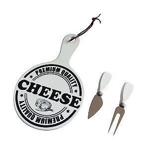 KIT PARA QUEIJO  3 PCS 30,5CM X 24,3CM X 2,8CM