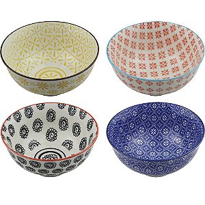 CJ DE CUMBUCAS DECORATIVO - 4 PCS - 12X6 CM