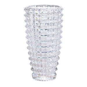 VASO DE VIDRO CLASSICO 13,3CM X 13,3CM X 24,5CM