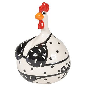 GALINHA DECORATIVA DE CERAMICA