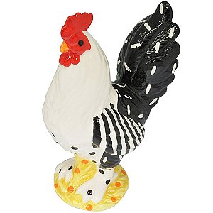 GALO DECORATIVO DE CERAMICA