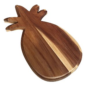 CJ DE TABUAS DE MADEIRA ABACAXI  2PCS G35CM X 18CM X 1,5CM