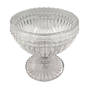 CJ TACAS DE SOBREMESA DE VIDRO TRANSPARENTE  350ML