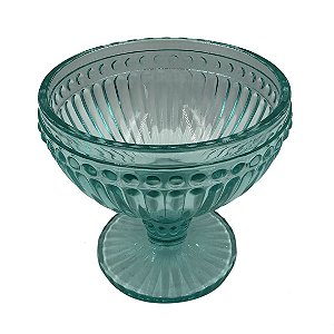 CJ TACAS DE SOBREMESA DE VIDRO VERDE  350ML