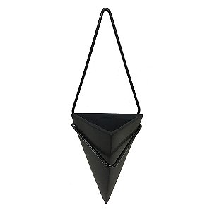 CACHEPOT DE CERAMICA COM SUPORTE DE METAL 15CM X 18CM