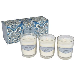VELA DECORATIVA COPO NA CAIXA - 3 PCS