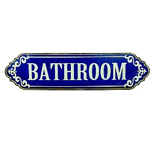 PLACA DECORATIVA DE METAL 53CM X 0,6CM X 13,4CM