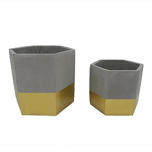 CONJ. DE CACHEPOTS SEXTAVADO