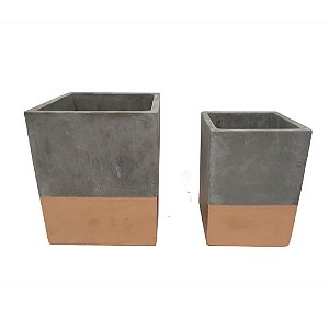 CONJ. DE CACHEPOTS QUADRADO
