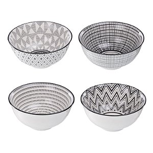 CJ DE BOWLS DE CERAMICA  4 PCS 11,5CM X 5,5CM 200ML