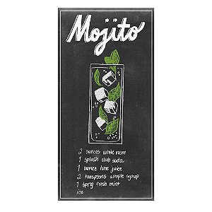 TELA DE METAL MOJITO 30CM X 60CM X 0,7CM