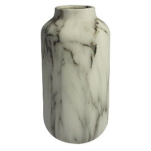 VASO DE CERAMICA MARMORIZADO 11,5CM X 11,5CM X 23,2CM