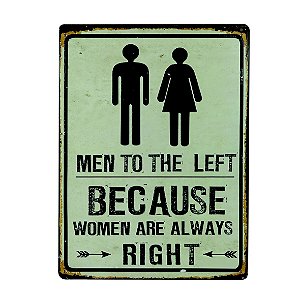 PLACA DECORATIVA DE METAL 26CM X 0,6CM X 35CM