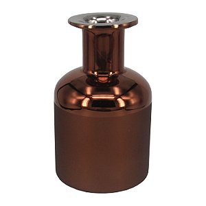 VASO DECORATIVO DE VIDRO COBRE 12CM X 20CM