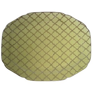 PRATO DE CERAMICA - 49X38 CM