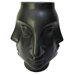 VASO DE CERAMICA PRETO
