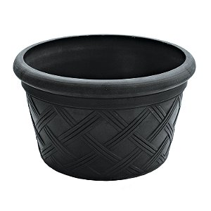 VASO DE FIBER CLAY PRETO