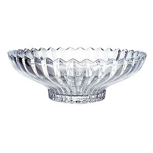FRUTEIRA DE VIDRO CLASSICA 31,7CM X 31,7CM X 11CM