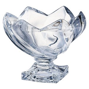 FRUTEIRA DE VIDRO CLASSICA 24,7CM X 24,7CM X 20,5CM