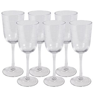 CJ DE TACAS PARA VINHO BRANCO - 6 PCS