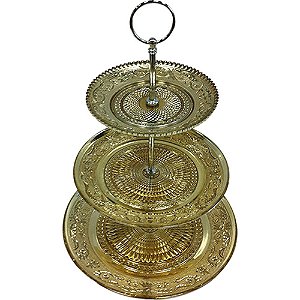 PRATOS PARA DOCES - 3 ANDARES - H 36 CM