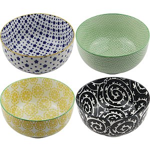 CJ DE CUMBUCAS DECORATIVO - 4 PCS - 13X7 CM