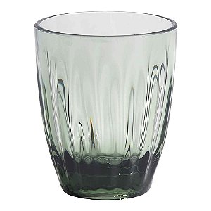 CJ. DE COPO DE ACRÍLICO VERDE 400ML - 6PS