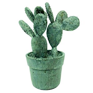 CACTOS DE RESINA ACABAMENTO CIMENTO ENVELHECIDO