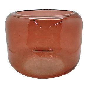VASO DE VIDRO TERRACOTA