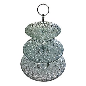 PRATOS PARA DOCES - 3 ANDARES - H 36 CM