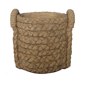 CACHEPOT COM DESENHOS DE CORDA DE CIMENTO