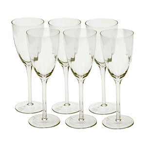 CJ DE TACAS VINHO TINTO COM DESIGN - 6 PCS