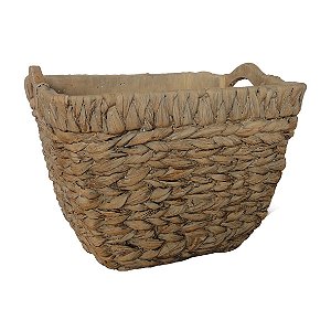CACHEPOT COM DESENHOS DE CORDA DE CIMENTO