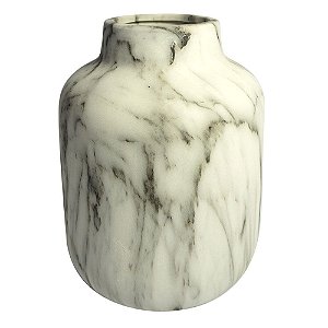 VASO DE CERAMICA MARMORIZADO 18CM X 18CM X 25CM