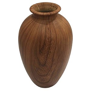 VASO DE CERAMICA ESTILO MADEIRA
