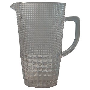 JARRA DE VIDRO TRANSPARENTE - 21 CM