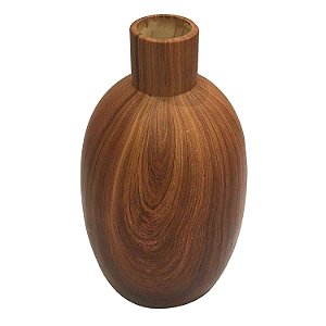 VASO DE CERAMICA ESTILO MADEIRA