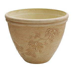 VASO DE FIBER CLAY MARFIM