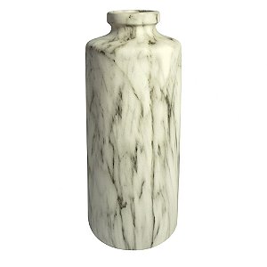 VASO DE CERAMICA MARMORIZADO 14,5CM X 14,5CM X 37,5CM