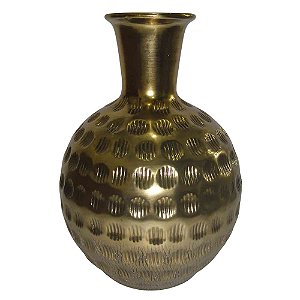 VASO DE CERAMICA DOURADO