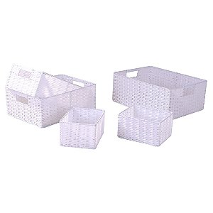 CJ DE CESTOS DEFIBRA SINTETICA  5PCS GG37 X 27 X 15CM  G34 X