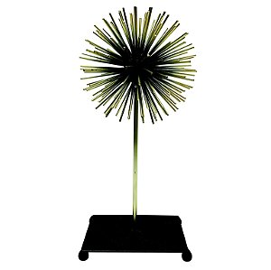 PECA DECORATIVA DE METAL - DOURADO