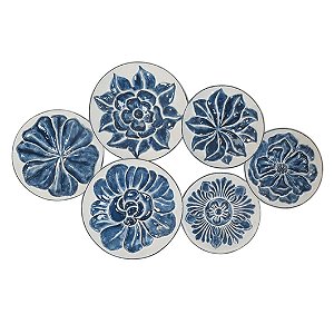 PECA DECORATIVA DE METAL ESTILO PORTUGUES 85,5CM X 6,5CM X 5