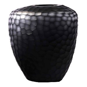 VASO DE VIDRO CINZA